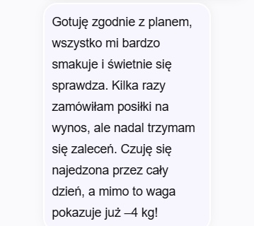 Opinia klientki