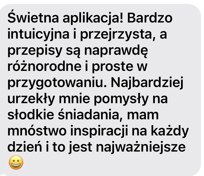 Opinia klientki